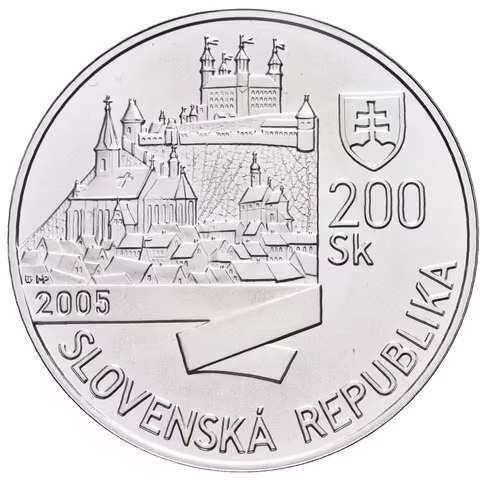 200 Sk 2005 - 350. výročí korunovace Leopolda I. v Bratislavě, kapsle
