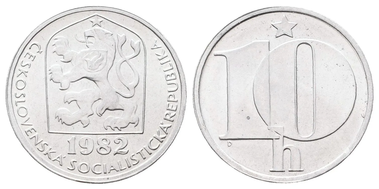 10 Haléř 1982