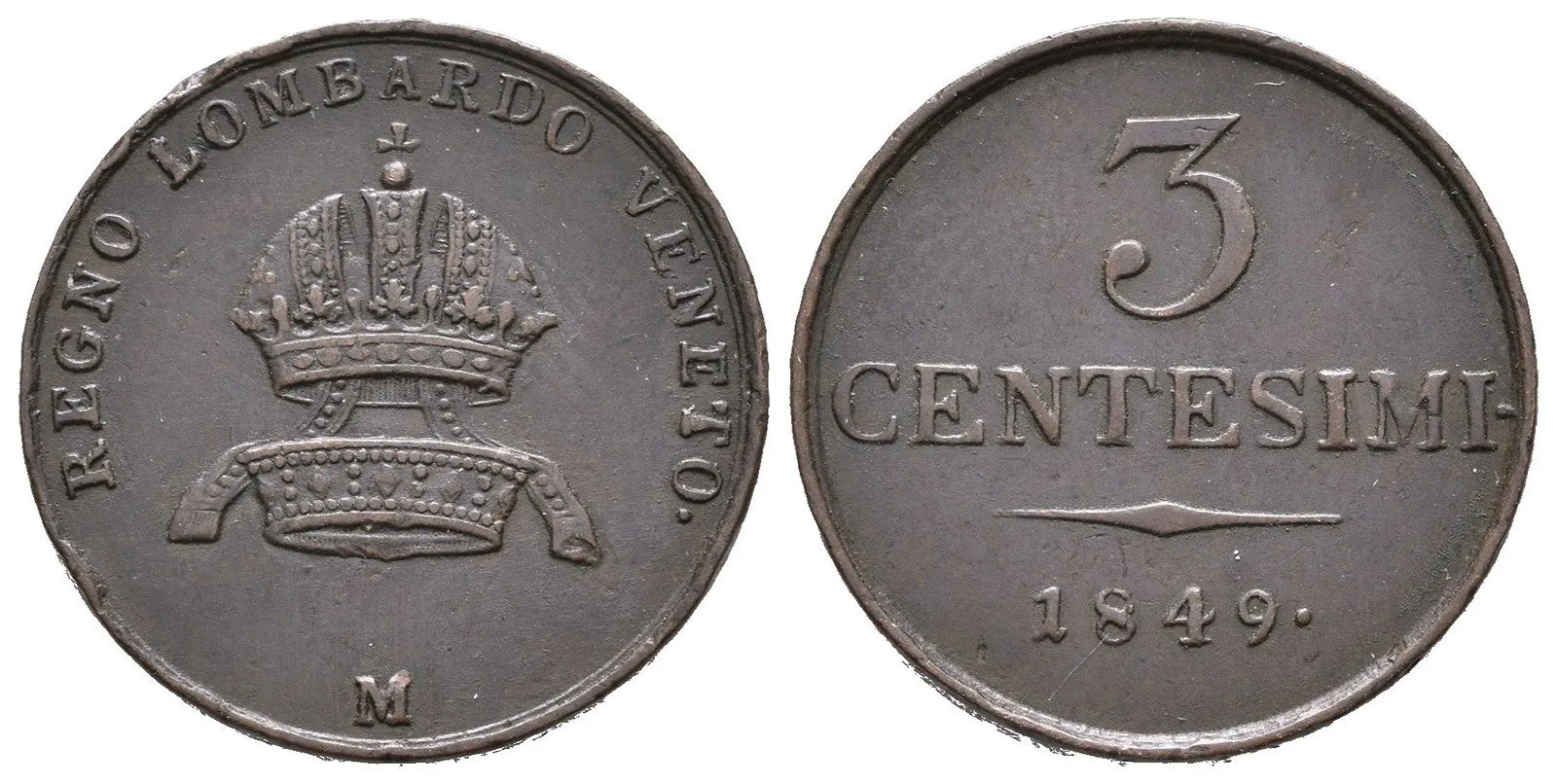 Konvenční měna, 1848 - 1857 — 1