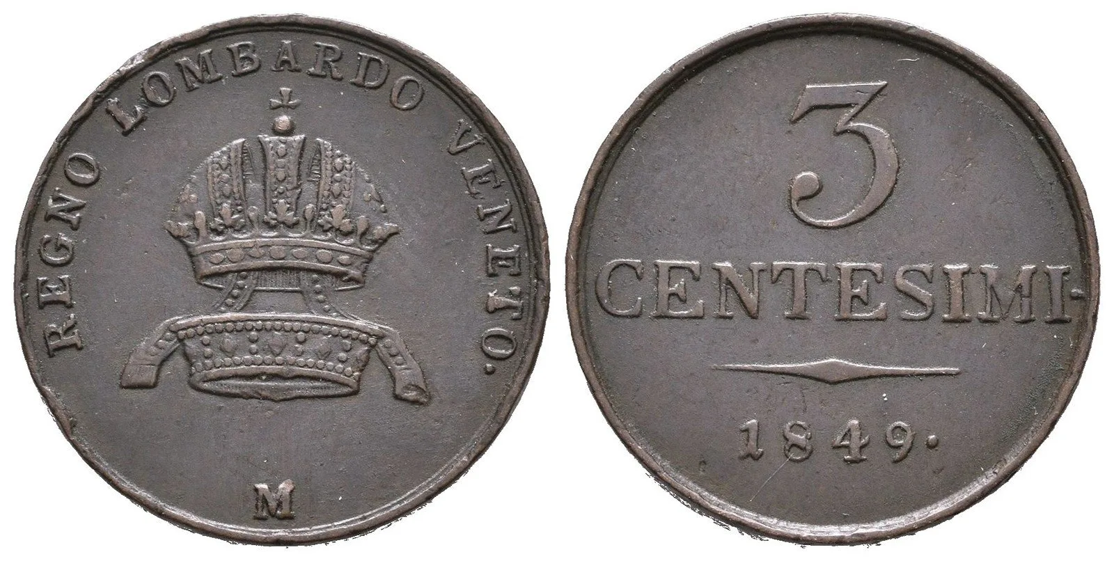 Konvenční měna, 1848 - 1857 — 1