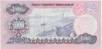 Turecko, 1000 Lira (1971~1982), P.191 - fotografie 2
