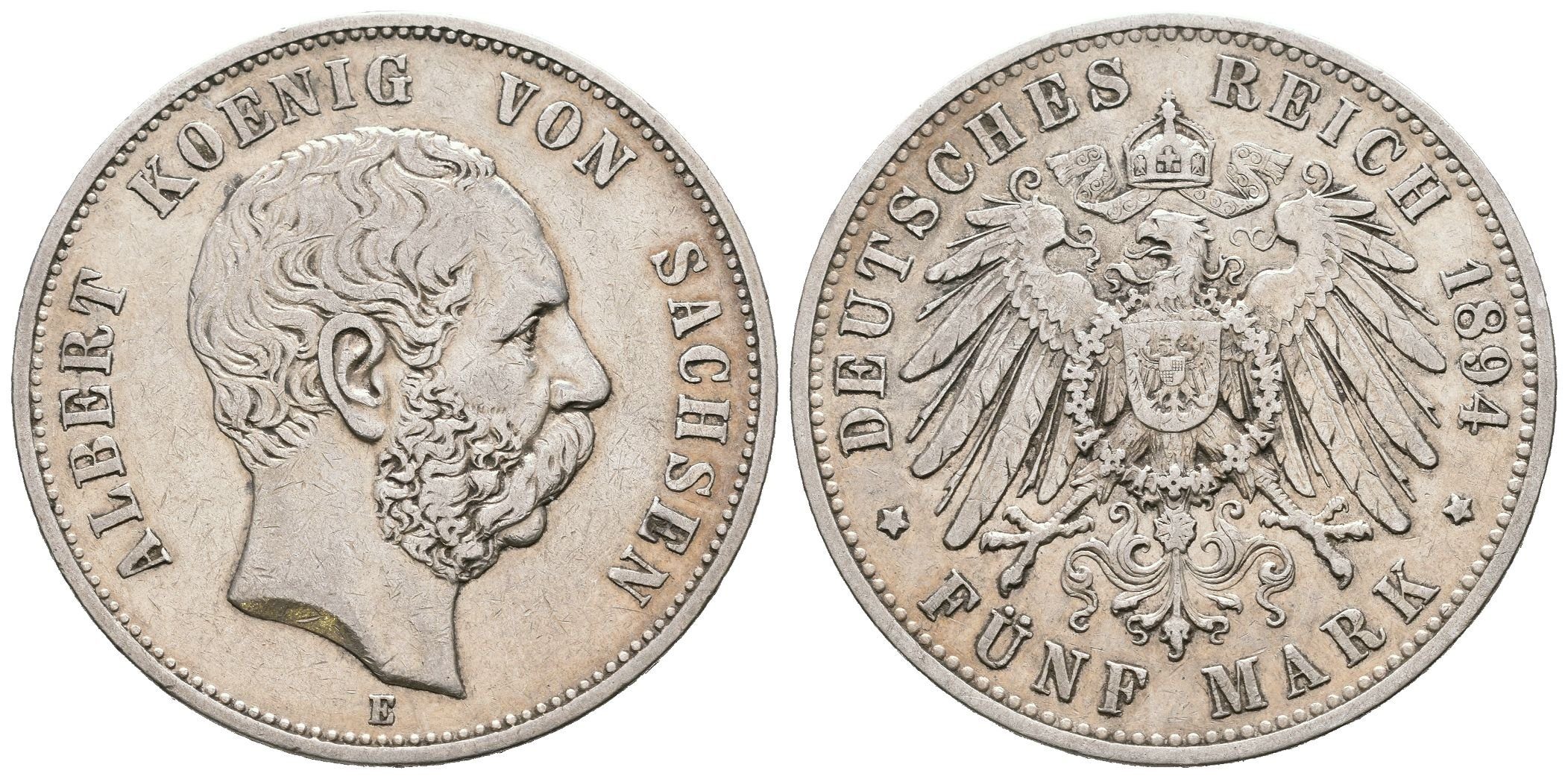 Sasko, 5 Marka 1894