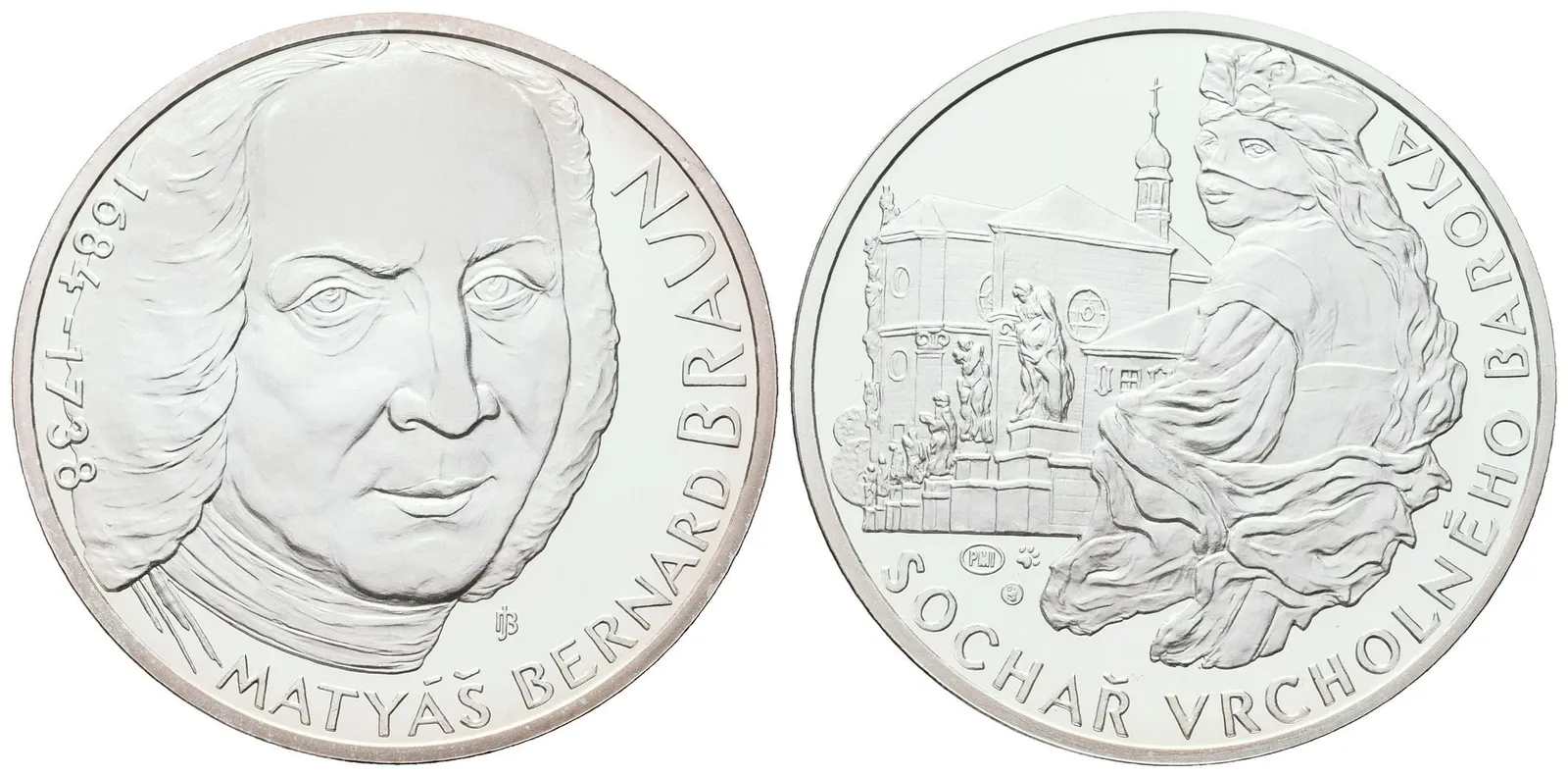AR Medaile b.l. (2013) - Matyáš Bernard Braun - 275. výročí úmrtí