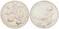 10 Kčs 1957 - Jan Ámos Komenský, PROOF, původní etue - fotografie 2