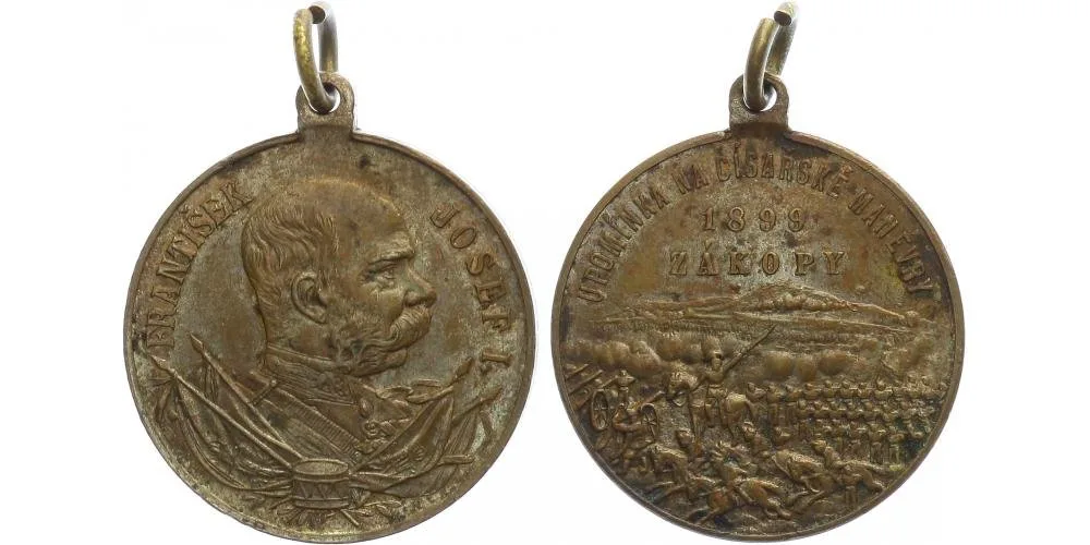 František Josef I., medaile vojenských manévrů — 1