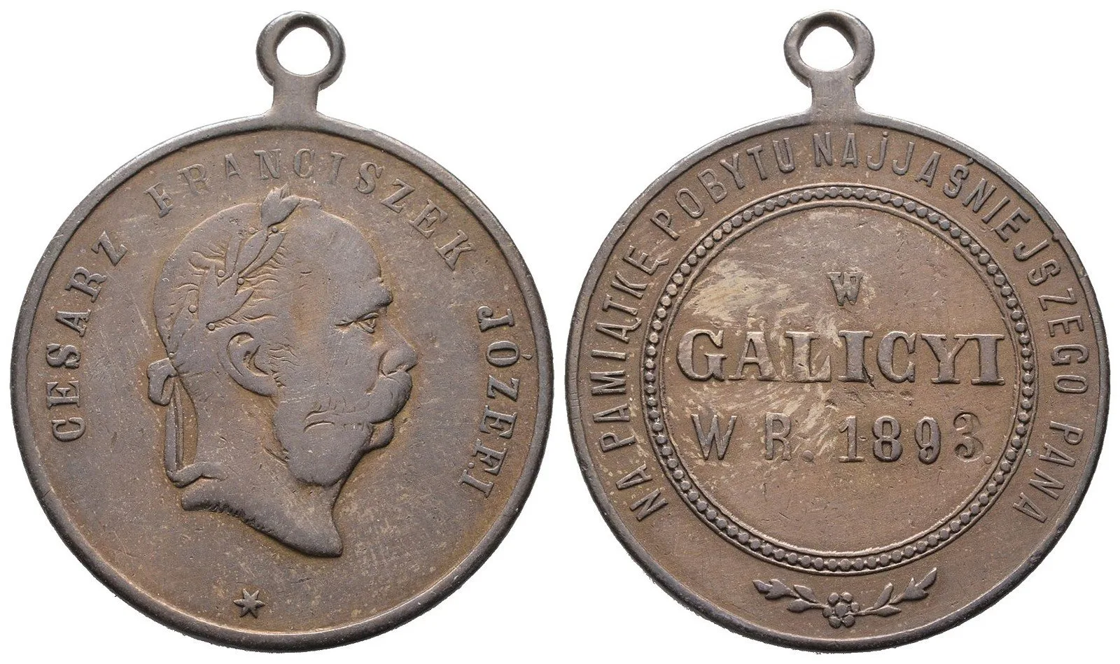 František Josef I., medaile vojenských manévrů — 1