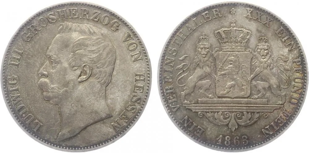 Hessen - Darmstadt, Ludwig III., 1848 - 1877 — 1
