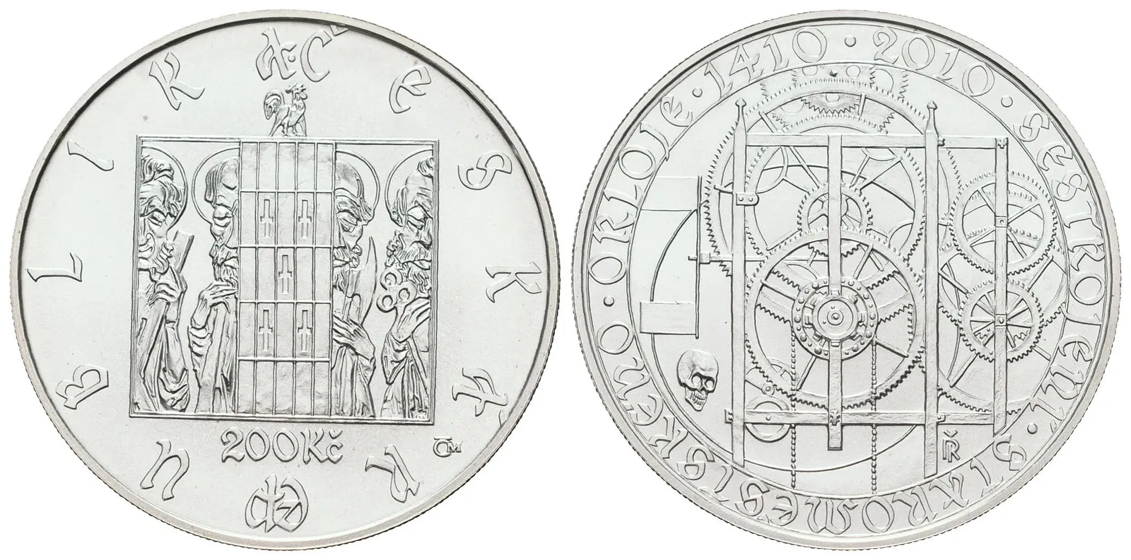 200 Kč 2010 - Sestrojení Staroměstkého orloje