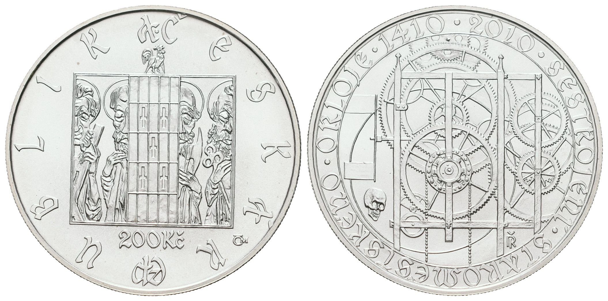 200 Kč 2010 - Sestrojení Staroměstkého orloje