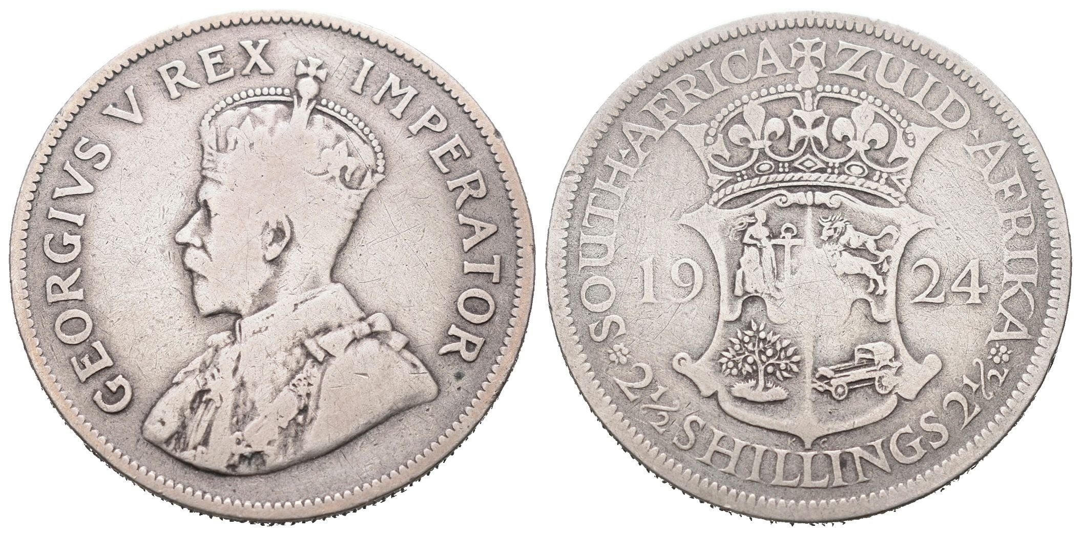 Britská jižní Afrika, 2 1/2 Shilling 1924