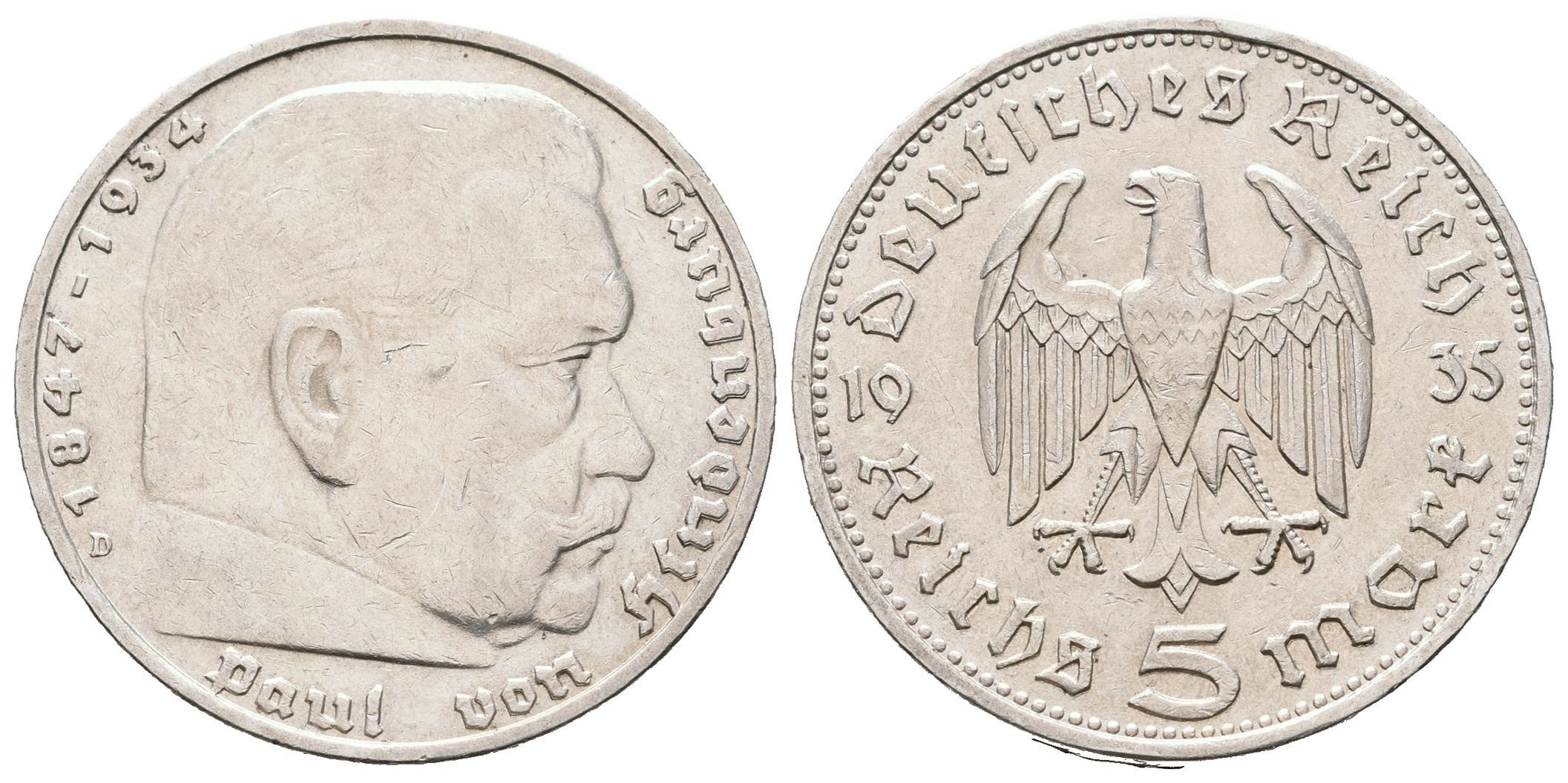 III. říše, 5 Marka 1935 D