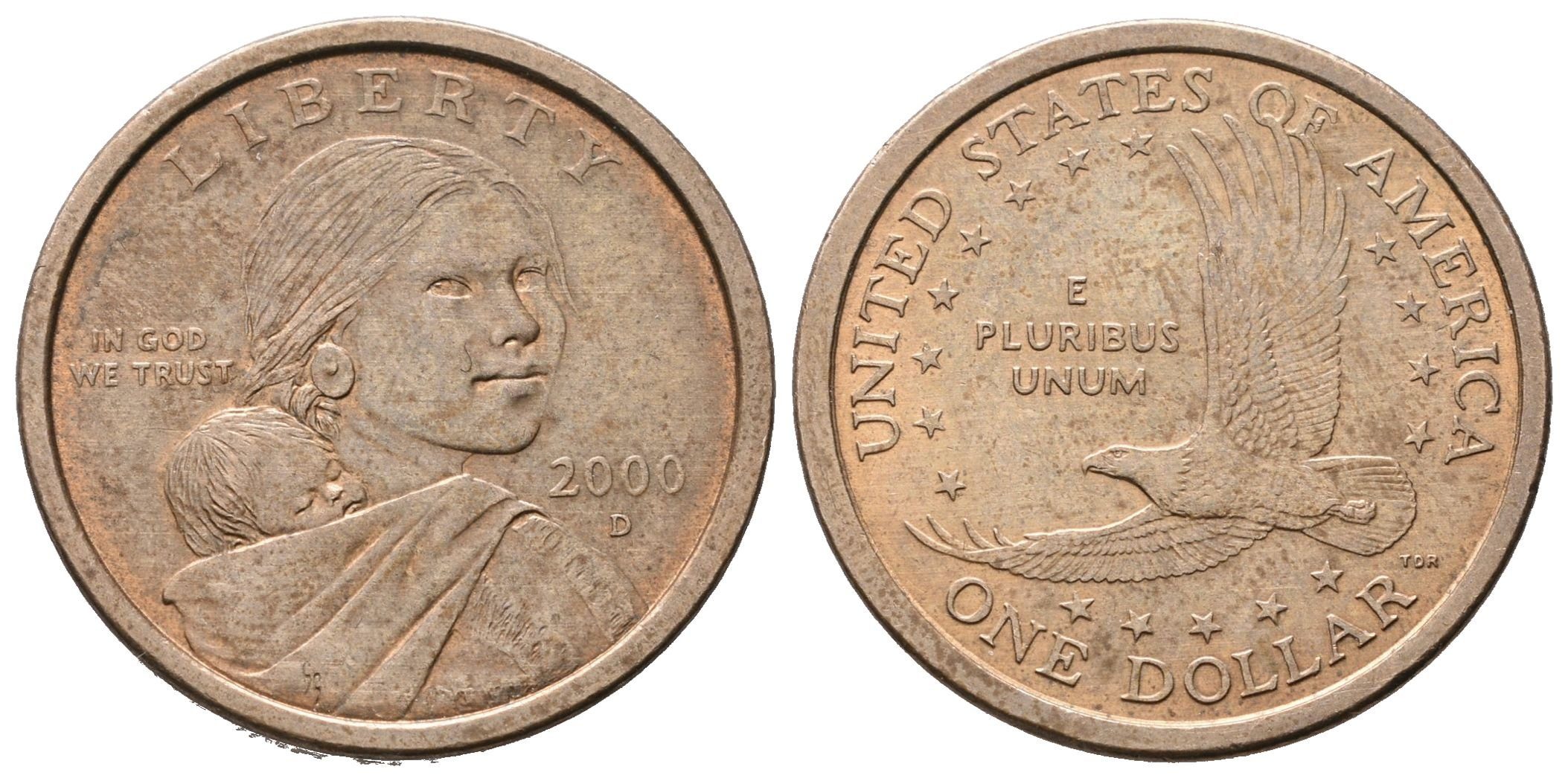 USA, 1 Dollar 2000 - Sacagawea Dollar