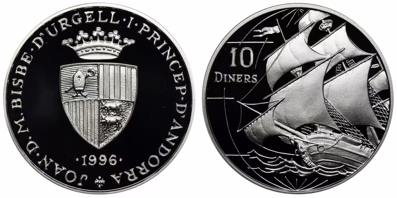 Andorra, 10 Diners 1996