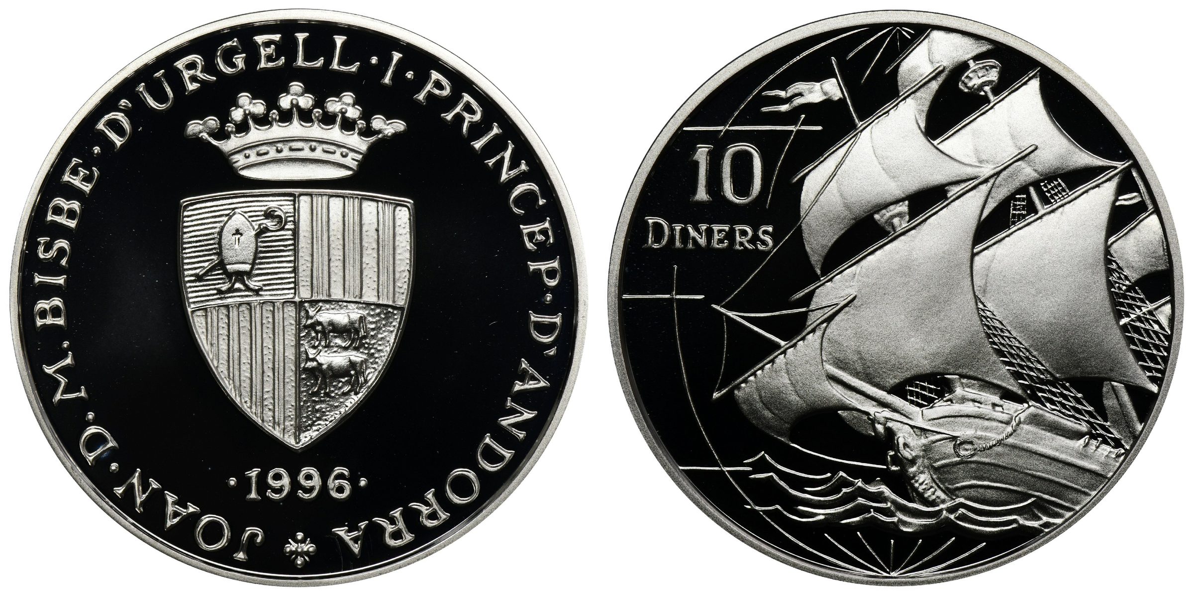 Andorra, 10 Diners 1996