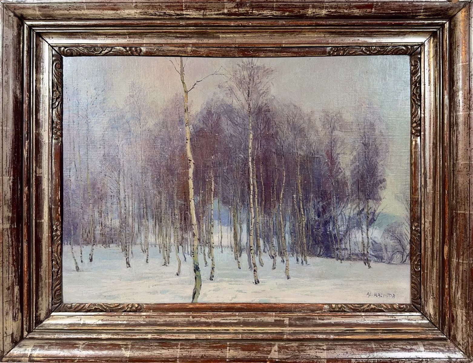 Alois Kalvoda, 1875 - 1934 - Zimní břízy