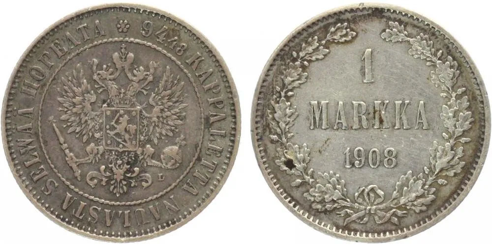 Ražby pro Finsko, Mikuláš II., 1894 - 1917 — 1