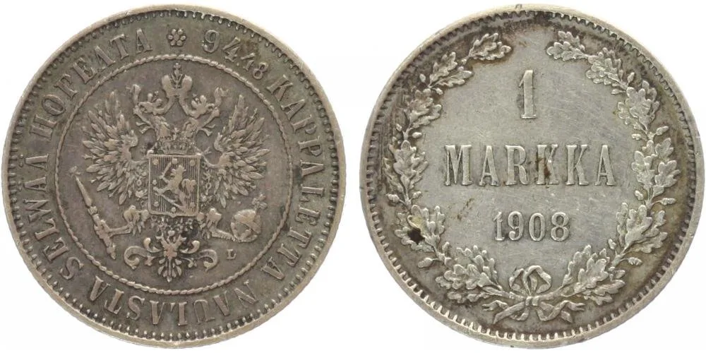 Ražby pro Finsko, Mikuláš II., 1894 - 1917 — 1