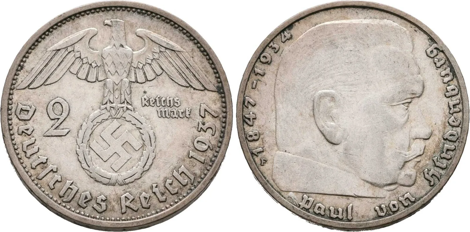 III. říše, 2 Marka 1937 F
