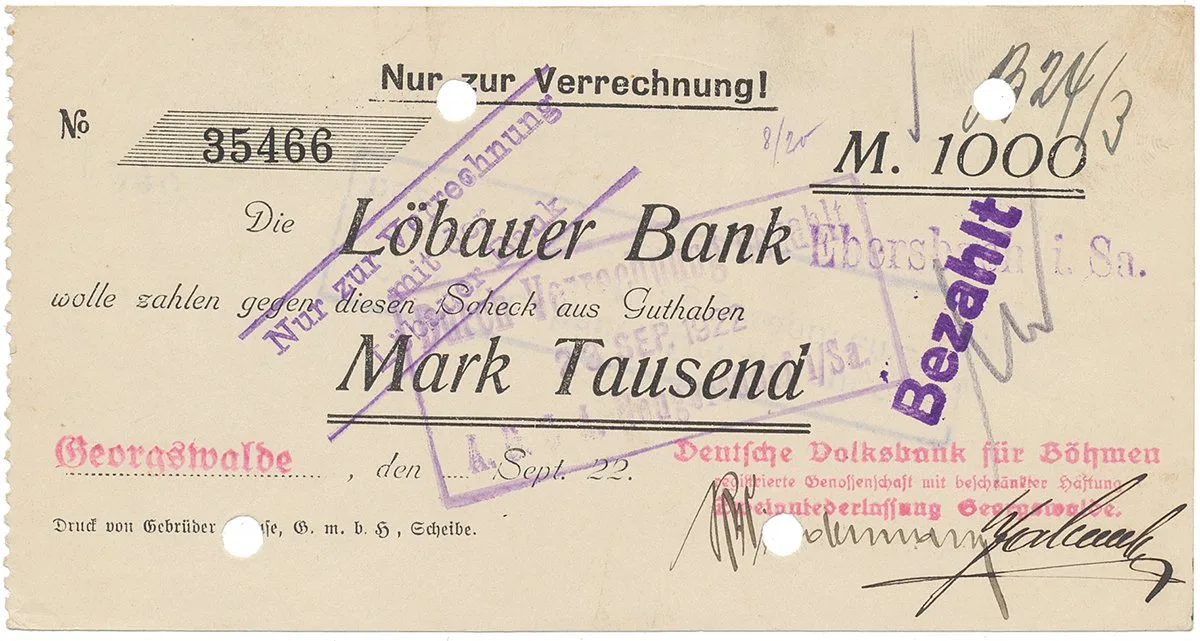 Nouzovky české od roku 1914 — 1