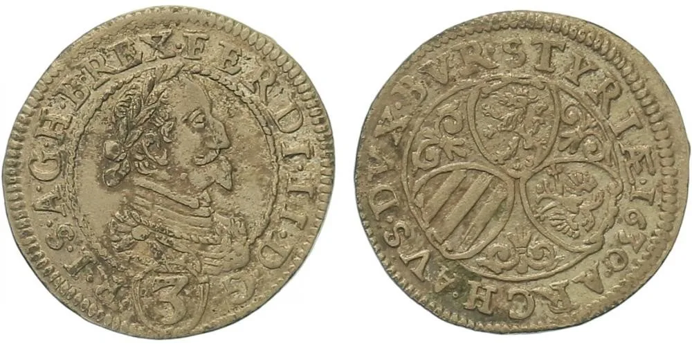 Ferdinand II., 1619 - 1637 (Mince dobrého zrna) — 1