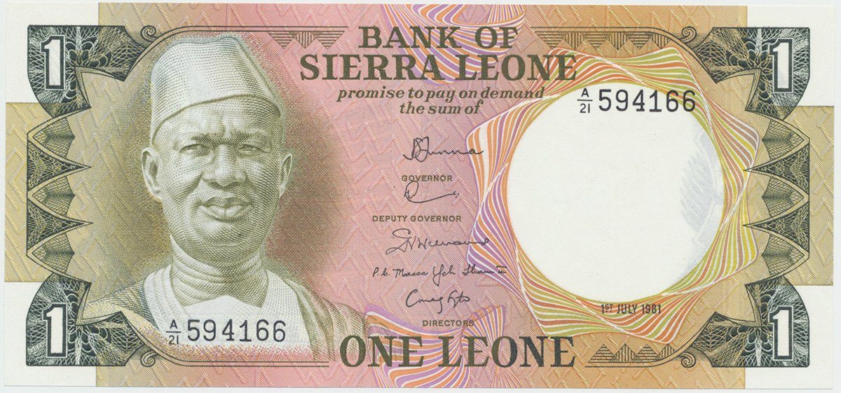 Sierra Leone, 1 Leone 1981, P.5d