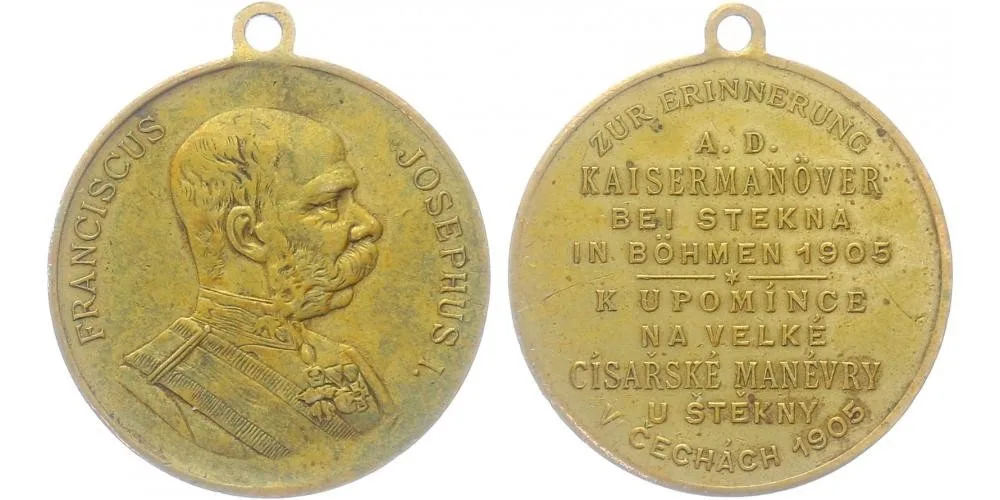 František Josef I., medaile vojenských manévrů — 1