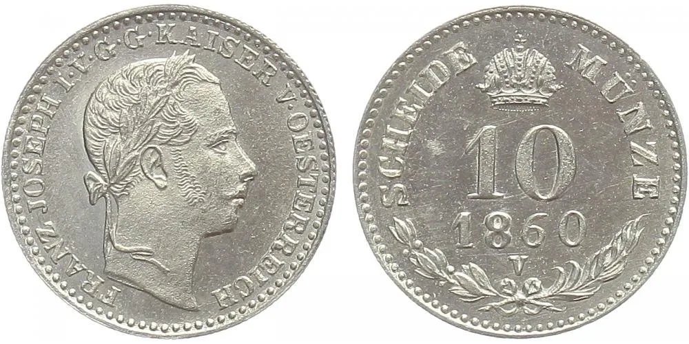 Rakouská a spolková měna, 1857 - 1892 — 1