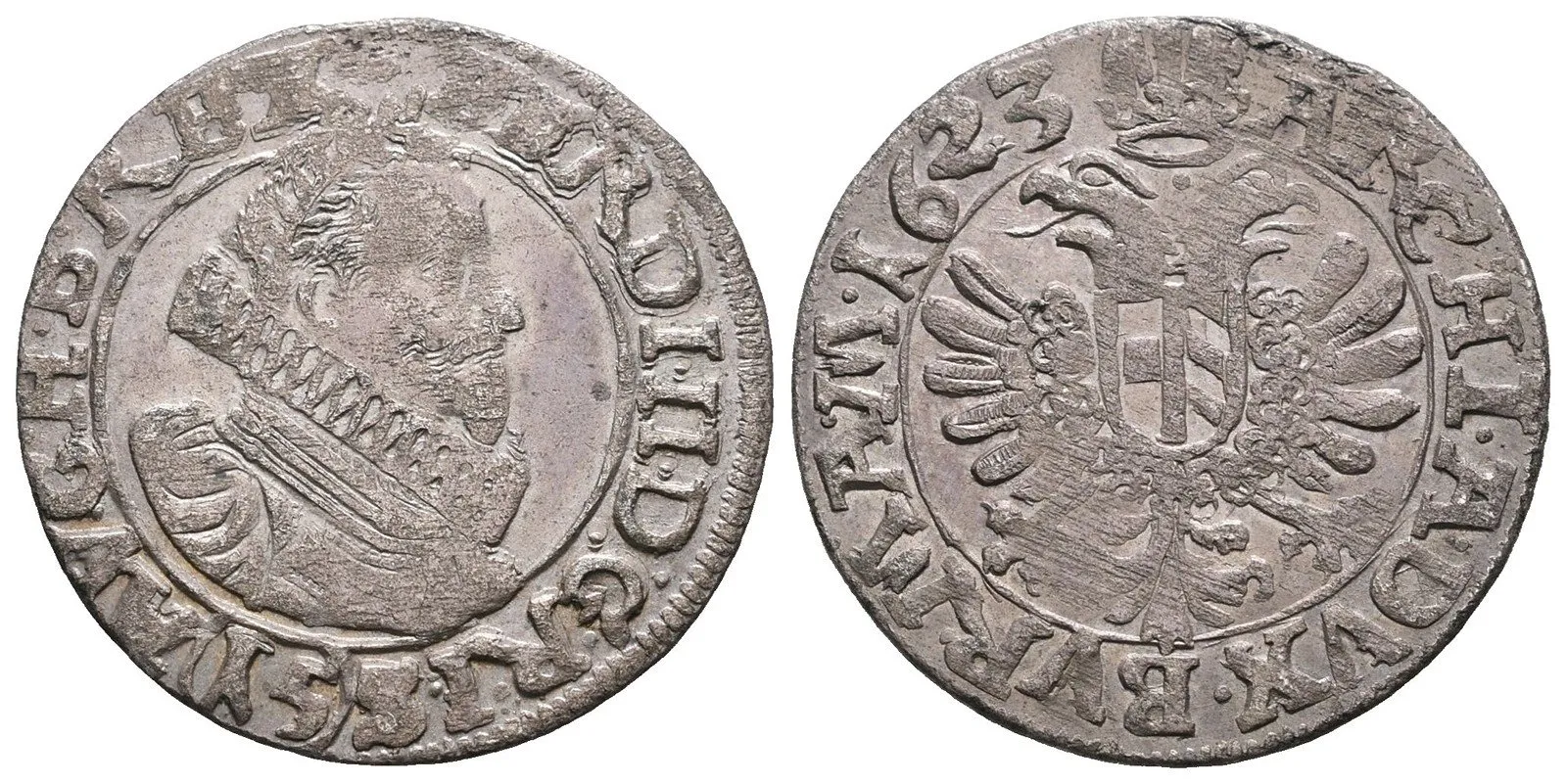 Ferdinand II., 1619 - 1637 (Mince kiprová) — 1