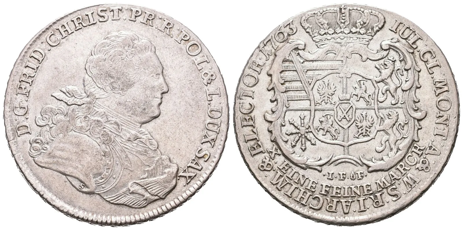 Sasko, Tolar 1763