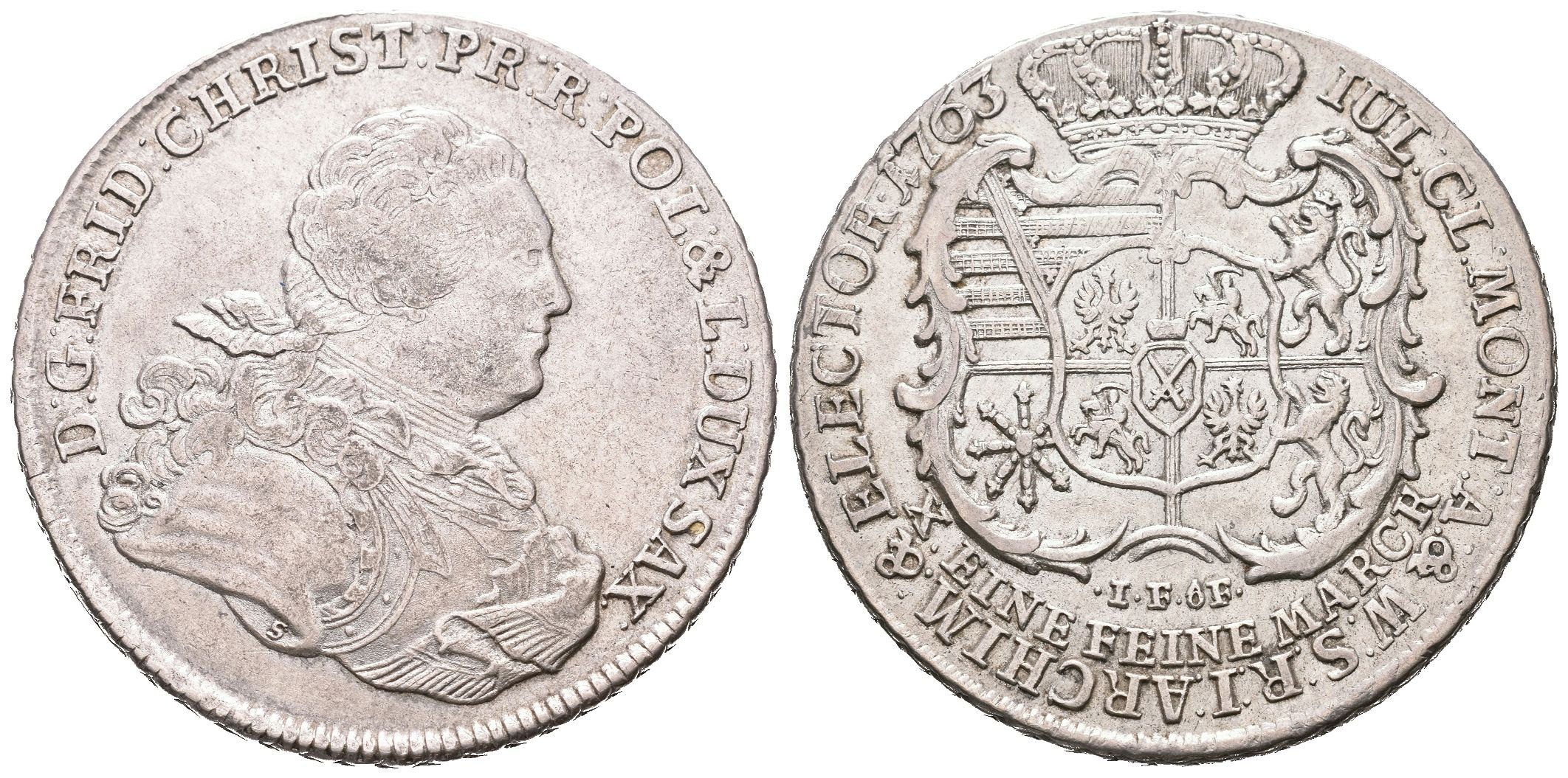 Sasko, Tolar 1763