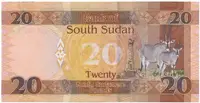Súdán Jižní, 20 Sudanese Pounds 2015, P.13a - fotografie 2