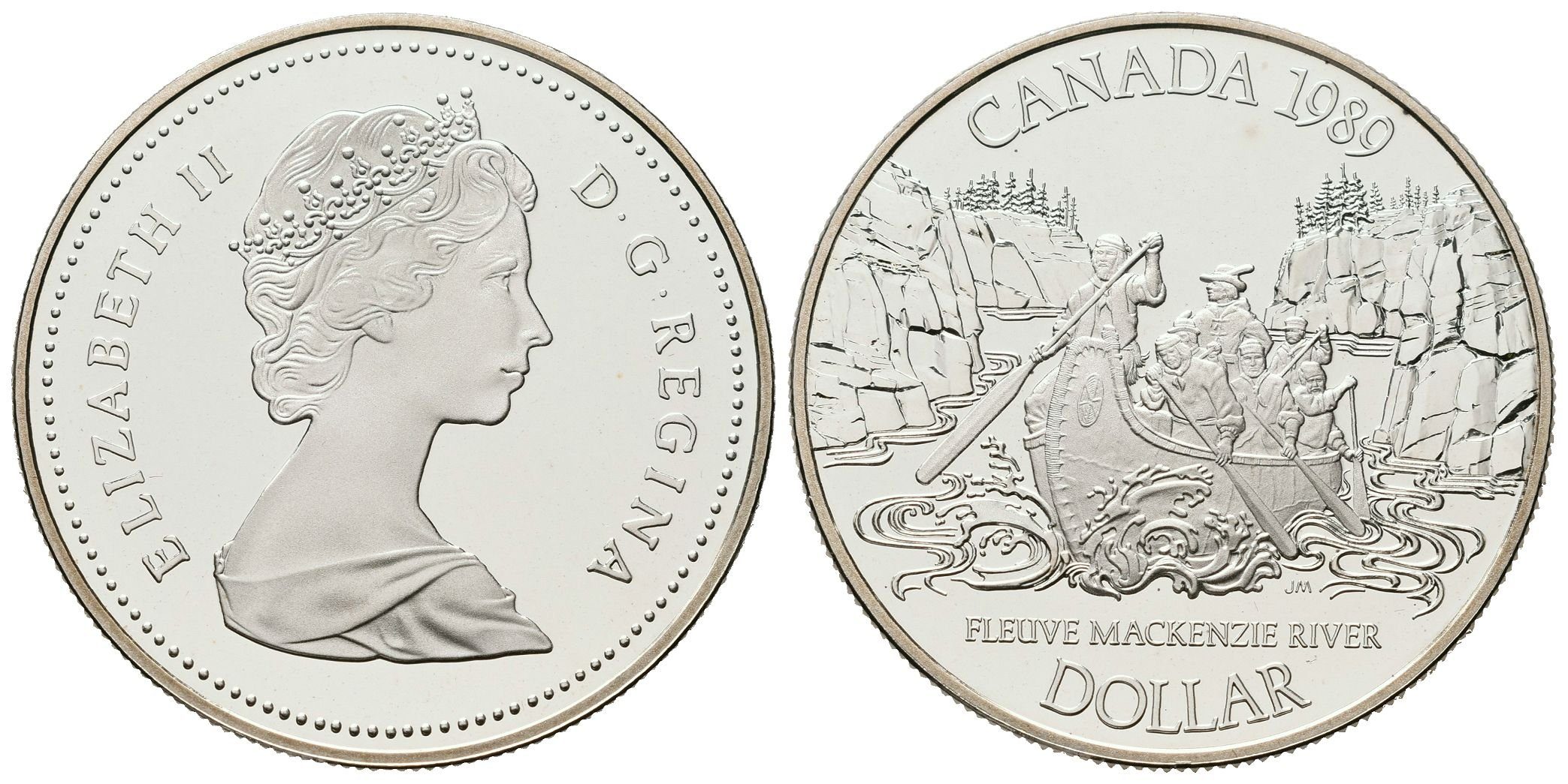 Kanada, Dollar 1989 - MacKenzie River