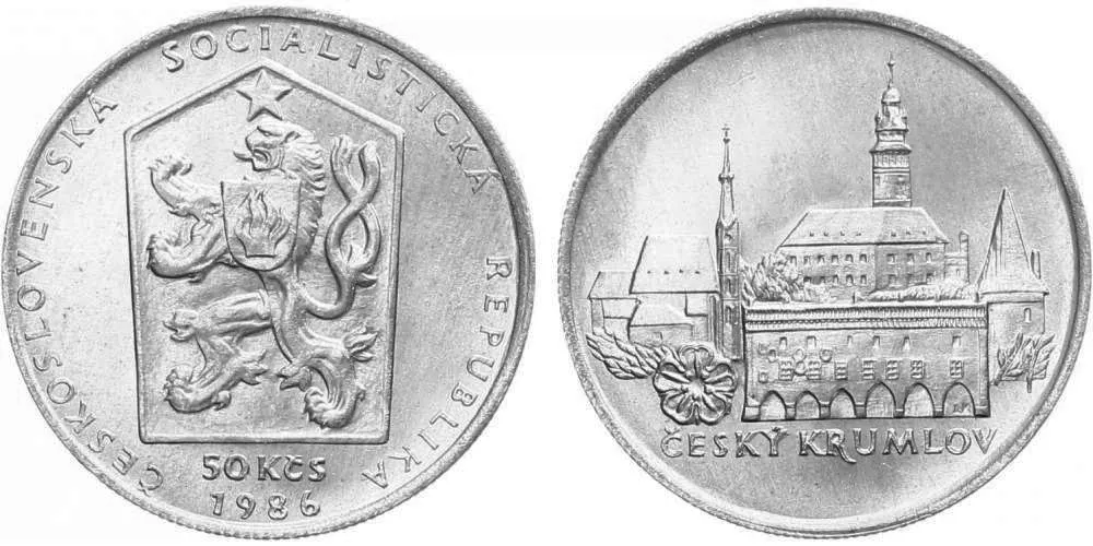 50 Kčs 1986 - Český Krumlov