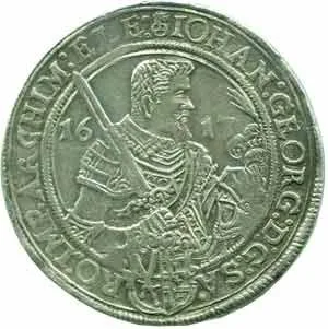 Sasko, Johann Georg I. a August, 1611 - 1615 — 1