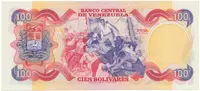 Venezuela, 100 Bolivares 1980, P.59 - fotografie 2
