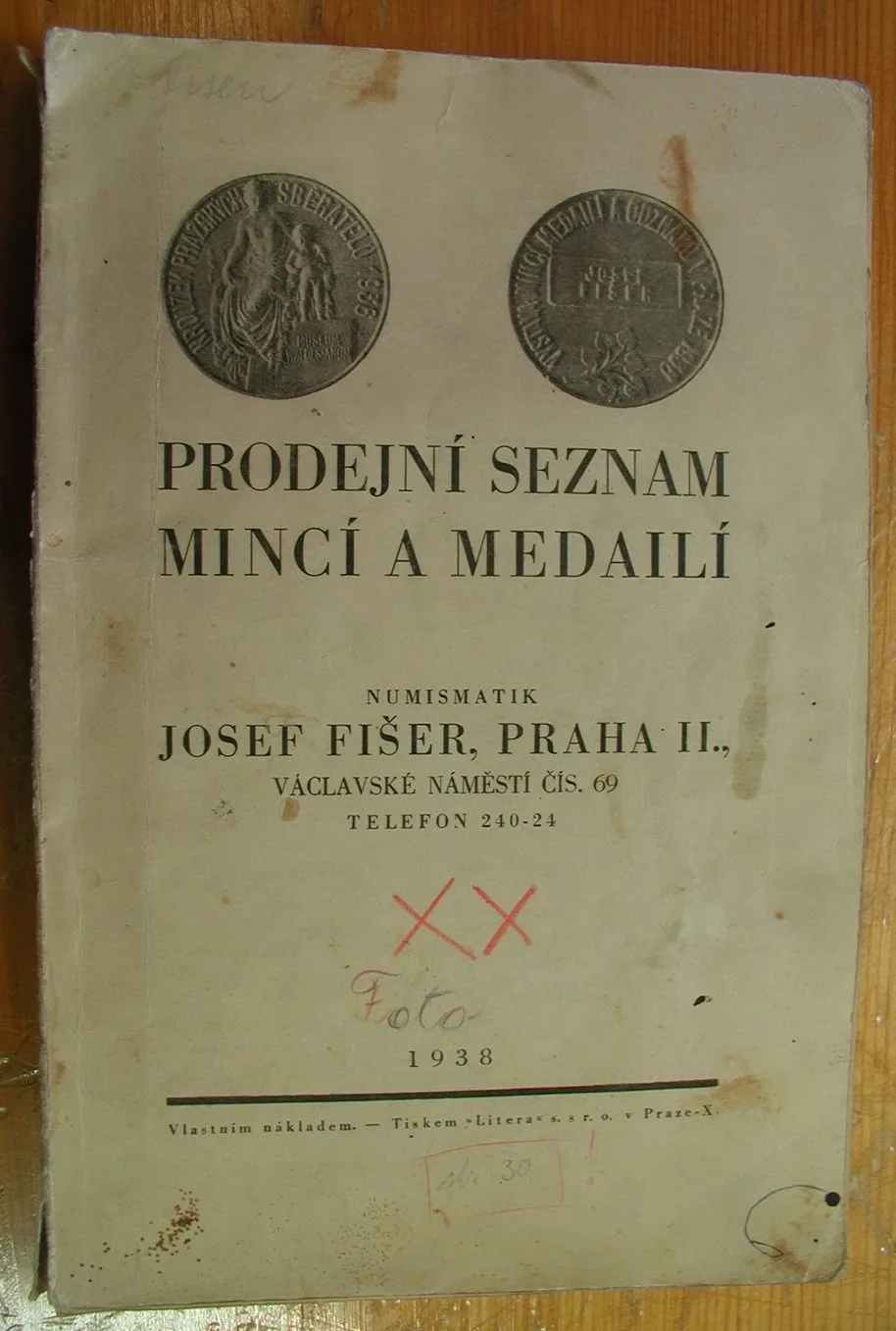 Staré aukční a prodejní katalogy — 1