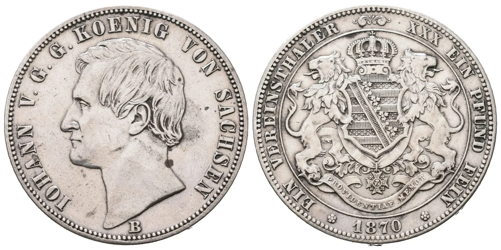 Sasko, Tolar 1870 B