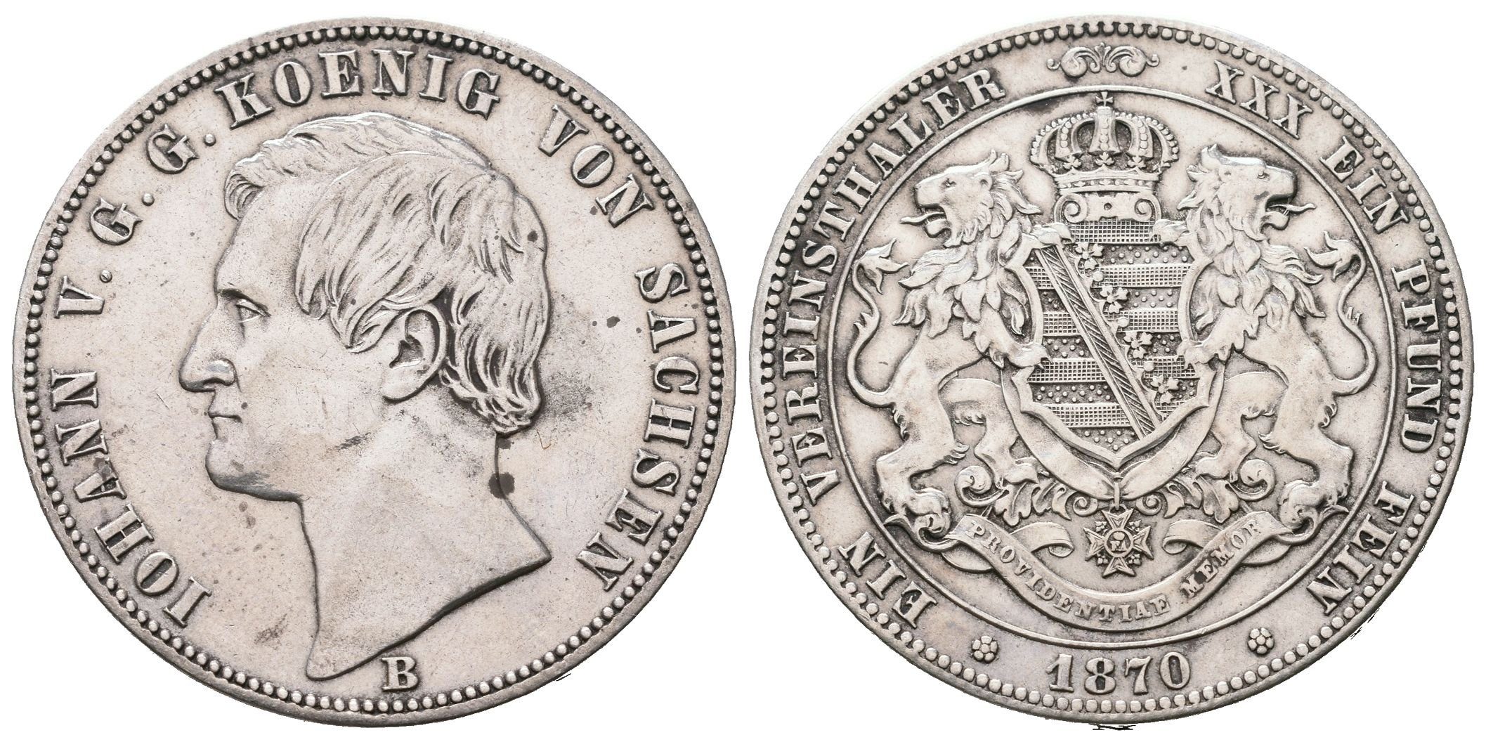 Sasko, Tolar 1870 B