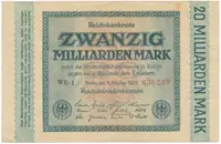 Německo, 20 Milliarden Mark 1923, Ro.115b
