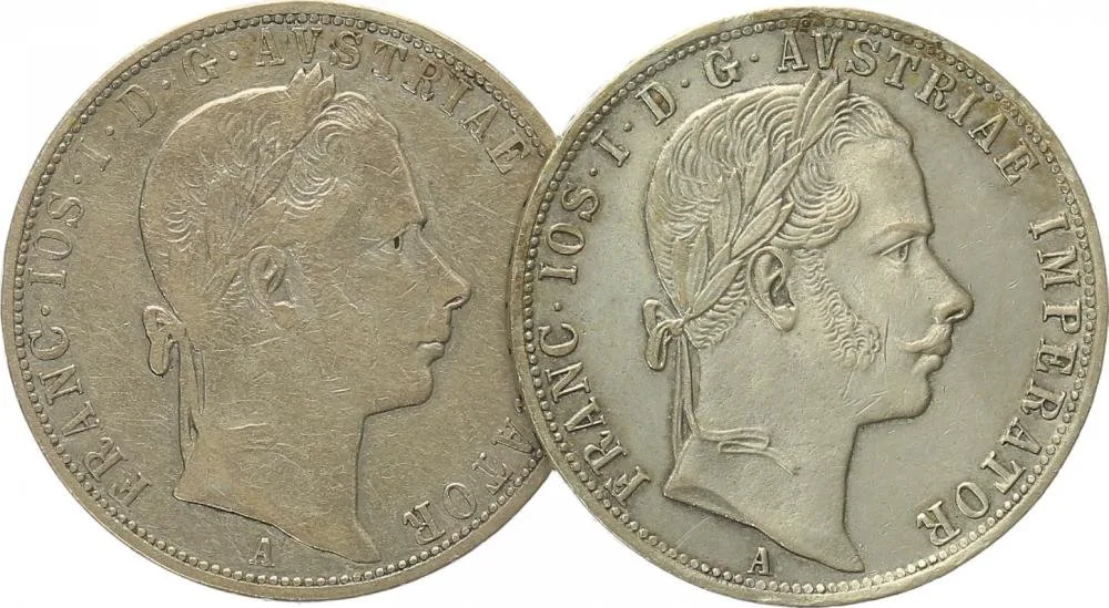 Rakouská a spolková měna, 1857 - 1892 — 1