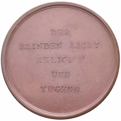 AE Medaile 1808 - K otevření Klarova ústav slepců v Praze.