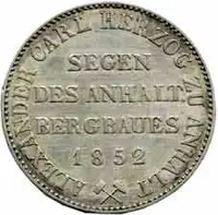 Anhalt - Bernburg, Alexander Carl, 1834 - 1863 — 2