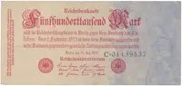 Německo, 500 000 Mark 1923, Ro.91a