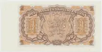 Československo, 1 Koruna 1953, tisk Praha, série NP, perf. 3 md, Hej.89b1.S1 - fotografie 2