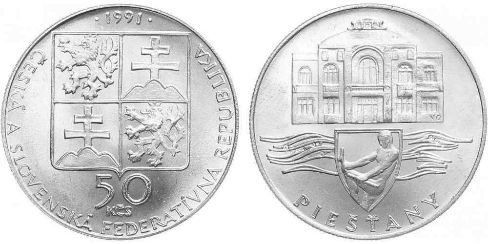 50 Kčs 1991 - Pieštany