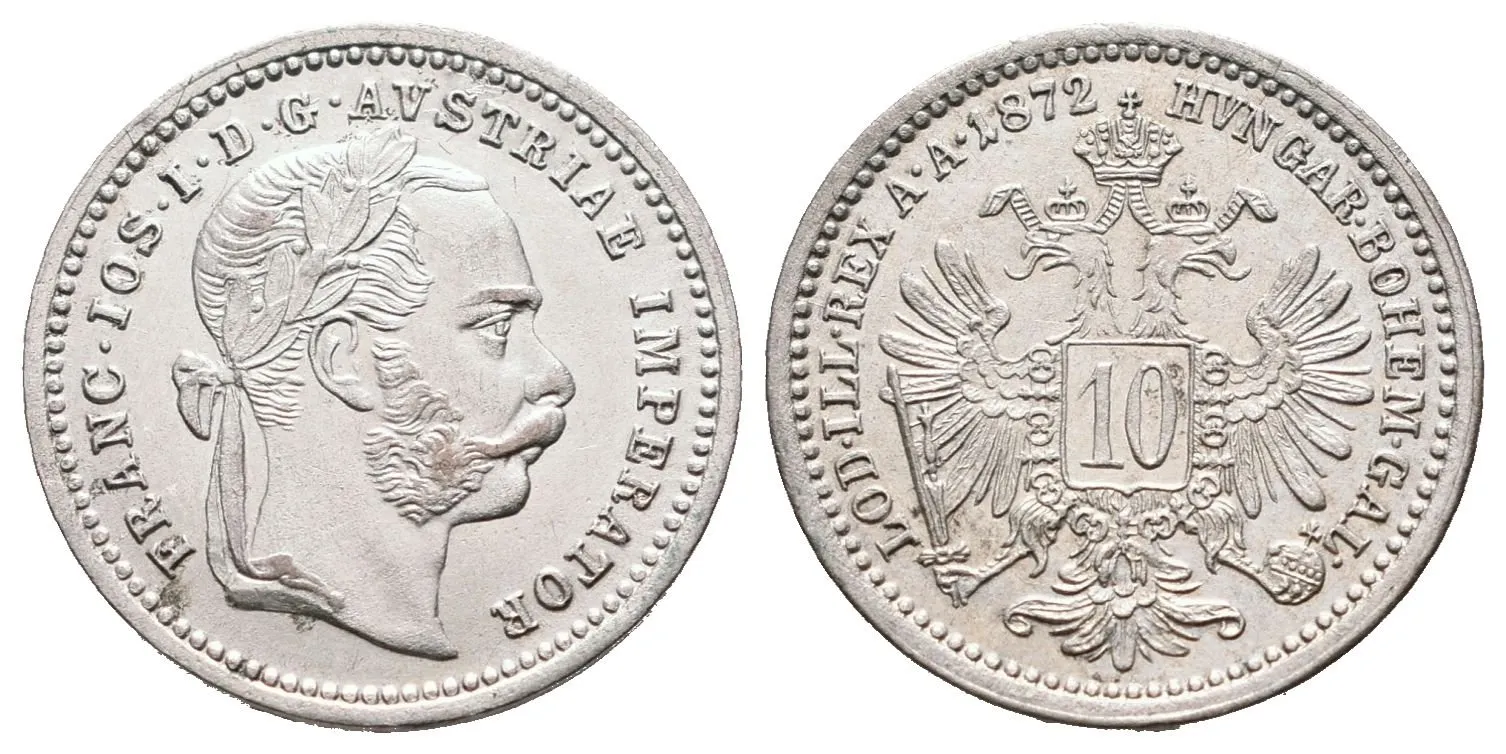 10 Krejcar 1872