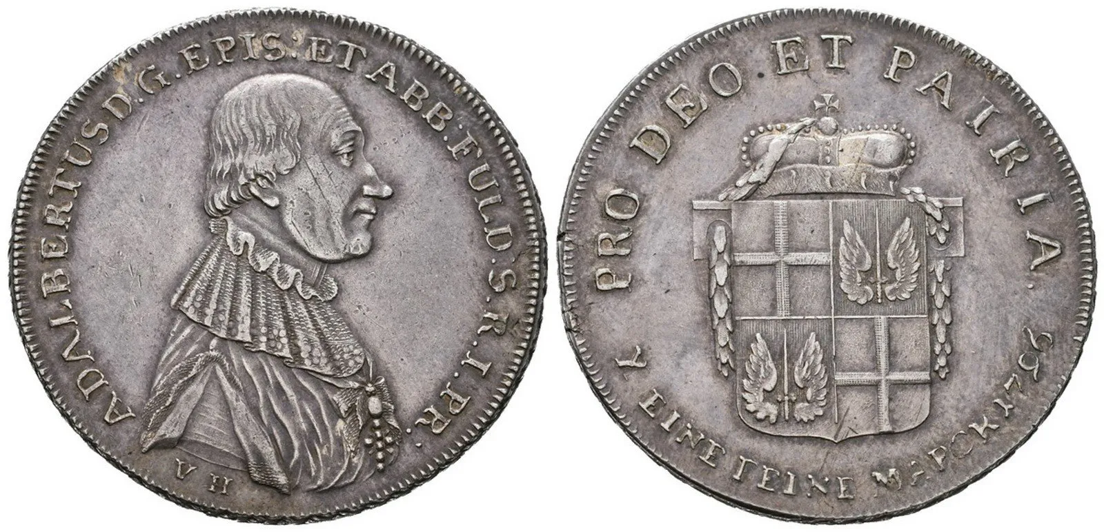Fulda - opatství, Adalbert III. von Harstall, 1788 - 1802 — 1