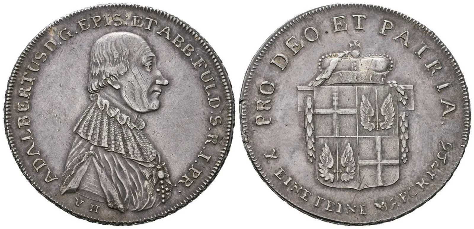 Fulda - opatství, Adalbert III. von Harstall, 1788 - 1802 — 1