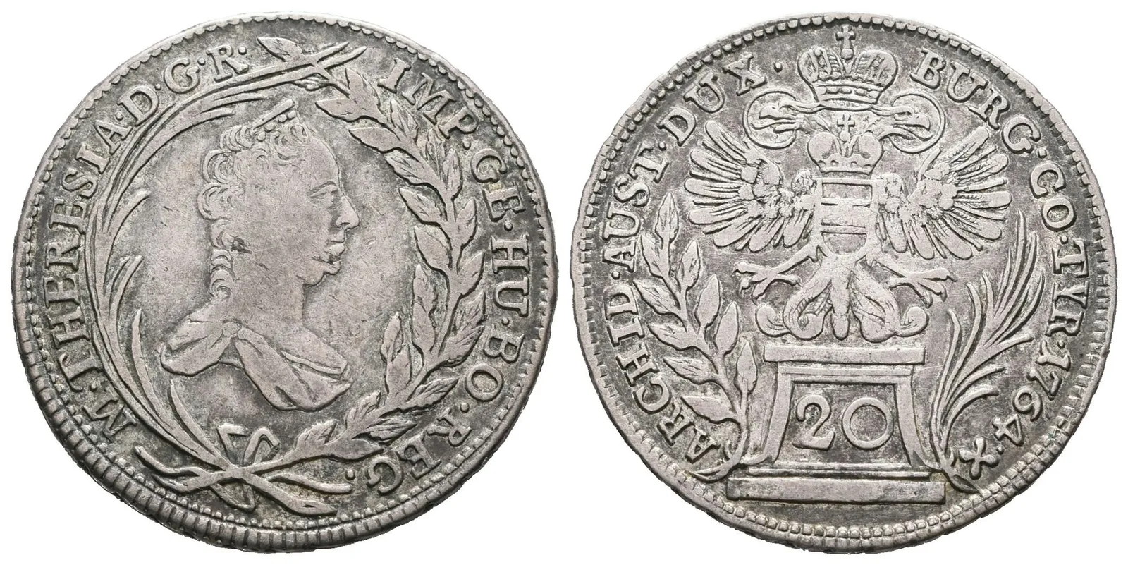 Marie Terezie, 20 Krejcar 1764, Vídeň
