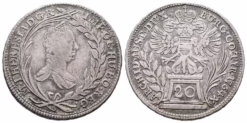 Marie Terezie, 20 Krejcar 1764, Vídeň